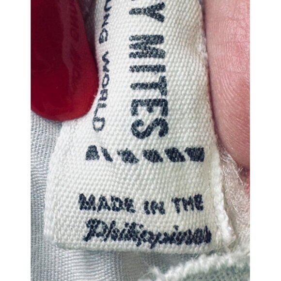 Vintage Merry Mites Girls 4T Red Gingham Dress With Embroidered Apron - Picture 12 of 13